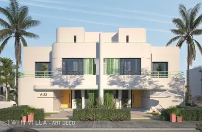 Twin House - 4 Bedrooms - 5 Bathrooms for sale in June - Ras Al Hekma - North Coast