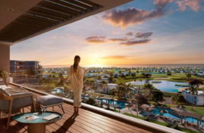 Chalet - 2 Bedrooms - 2 Bathrooms for sale in Hacienda Waters - Qesm Ad Dabaah - North Coast