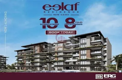 Apartment - 2 Bedrooms - 2 Bathrooms for sale in Eelaf Compound - New Cairo City - Cairo