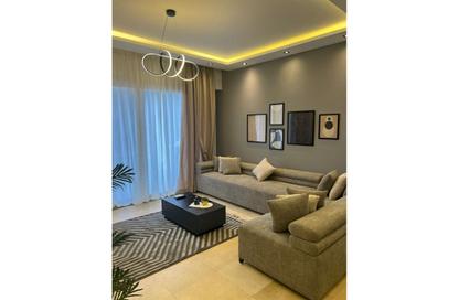 Apartment - 1 Bedroom - 1 Bathroom for rent in Palm Hills Village Gate - South Investors Area - New Cairo City - Cairo