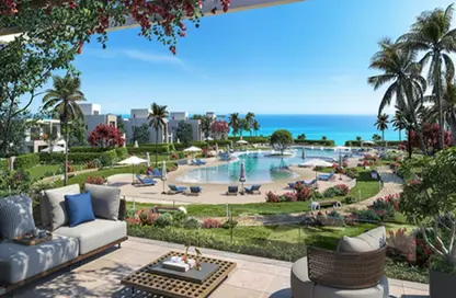 Chalet - 3 Bedrooms - 3 Bathrooms for sale in Azha North - Ras Al Hekma - North Coast