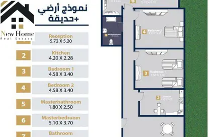 شقة - 3 غرف نوم - 2 حمامات للبيع في التجمع الخامس - مدينة القاهرة الجديدة - القاهرة