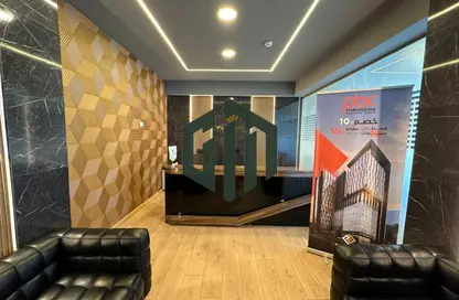Office Space - Studio - 1 Bathroom for rent in Bank Center Street - South Teseen St. - The 5th Settlement - New Cairo City - Cairo