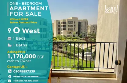 Apartment - 1 Bedroom - 1 Bathroom for sale in O West - 6 October Compounds - 6 October City - Giza