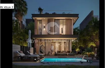 Villa - 3 Bedrooms - 4 Bathrooms for sale in Palm Hills New Cairo - 5th Settlement Compounds - The 5th Settlement - New Cairo City - Cairo