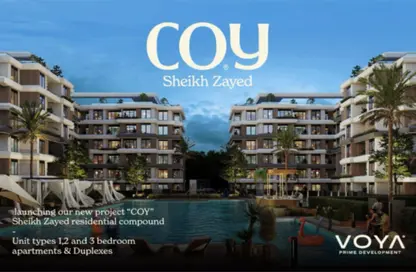 Apartment - 1 Bedroom - 2 Bathrooms for sale in Elysium - Sheikh Zayed Compounds - Sheikh Zayed City - Giza