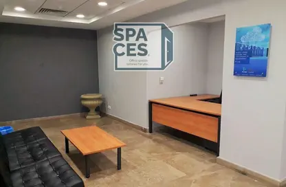 Office Space - Studio - 1 Bathroom for rent in Bank Center Street - South Teseen St. - The 5th Settlement - New Cairo City - Cairo