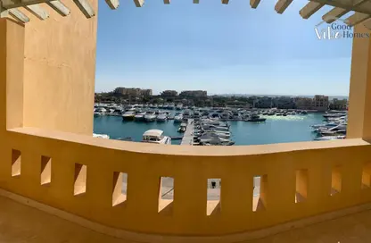 (بنتهاوس  (روف - غرفة نوم - 1 حمام للايجار في نيو مارينا - الجونة - الغردقة - محافظة البحر الاحمر