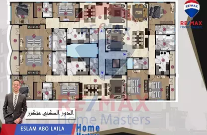 شقة - 3 غرف نوم - 3 حمامات للبيع في شارع الكورنيش - دمياط الجديدة - دمياط