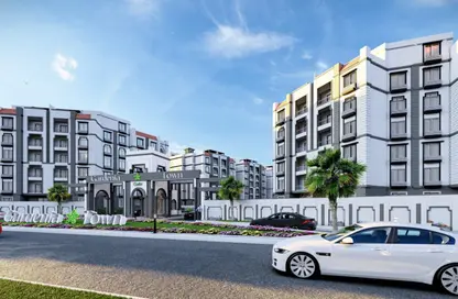 Apartment - 2 Bedrooms - 2 Bathrooms for sale in Bait Alwatan - New Obour City - Qalyubia