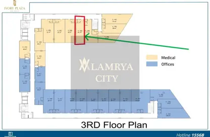 Clinic - Studio for sale in Ivory Plaza - New Capital Compounds - New Capital City - Cairo