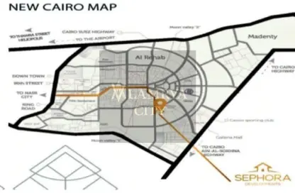 Apartment - 2 Bedrooms - 1 Bathroom for sale in Sephora Heights - 5th Settlement Compounds - The 5th Settlement - New Cairo City - Cairo