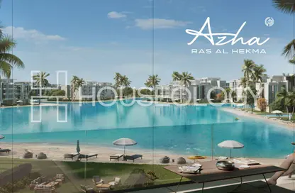 Chalet - 2 Bedrooms - 3 Bathrooms for sale in Azha North - Ras Al Hekma - North Coast