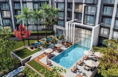 Apartment - 2 Bedrooms - 1 Bathroom for sale in Swan Lake Residence - 5th Settlement Compounds - The 5th Settlement - New Cairo City - Cairo