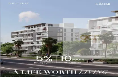 Apartment - 2 Bedrooms - 2 Bathrooms for sale in The Crest - 5th Settlement Compounds - The 5th Settlement - New Cairo City - Cairo Apartment - 2 Bedrooms - 2 Bathrooms for sale in The Crest - 5th Settlement Compounds - The 5th Settlement - New Cairo City - Cairo