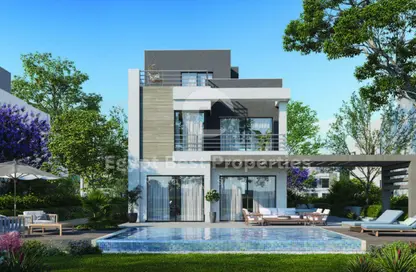 Villa - 3 Bedrooms - 3 Bathrooms for sale in Palm Hills New Cairo - 5th Settlement Compounds - The 5th Settlement - New Cairo City - Cairo