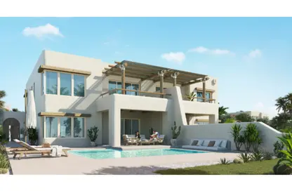 Chalet - 3 Bedrooms - 4 Bathrooms for sale in Hacienda West - Ras Al Hekma - North Coast