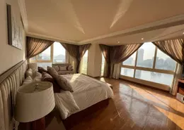 شقة - 4 غرف نوم - 4 حمامات للايجار في شارع امتداد كورنيش النيل - جاردن سيتي - القاهرة
