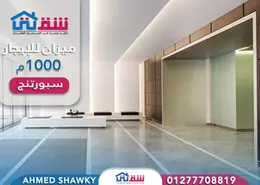 Show Room - Studio for rent in Al Kornish Square - Sporting - Hay Sharq - Alexandria