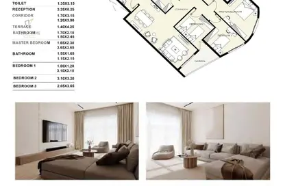 Apartment - 4 Bedrooms - 3 Bathrooms for sale in Skyline Katameya - El Katameya Compounds - El Katameya - New Cairo City - Cairo