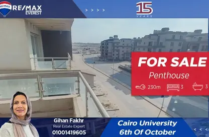 Apartment - 3 Bedrooms - 3 Bathrooms for sale in Cairo University Compound - Sheikh Zayed Compounds - Sheikh Zayed City - Giza