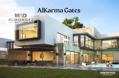 Twin House - 4 Bedrooms - 4 Bathrooms for sale in Al Karma Gates - New Zayed City - Sheikh Zayed City - Giza