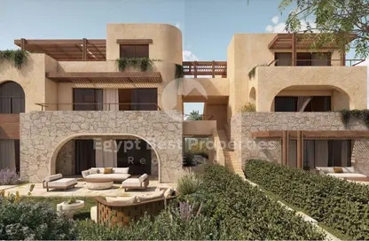 Chalet - 4 Bedrooms - 4 Bathrooms for sale in Ramla Lakeside - Qesm Ad Dabaah - North Coast