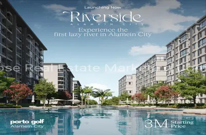 شاليه - 2 غرف نوم - 1 حمام للبيع في جولف بورتو مارينا - العلمين - الساحل الشمالي