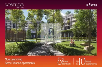 Apartment - 2 Bedrooms - 3 Bathrooms for sale in October Plaza - 6 October Compounds - 6 October City - Giza