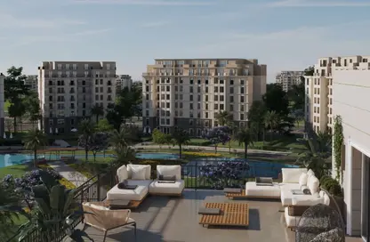 Apartment - 2 Bedrooms - 2 Bathrooms for sale in Garden Residence - New Cairo City - Cairo