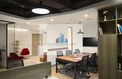 Office Space - Studio - 1 Bathroom for rent in Cairo Capital Center - North Teseen St. - The 5th Settlement - New Cairo City - Cairo