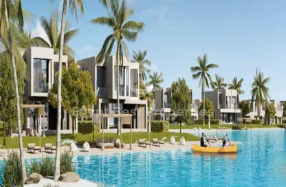 Chalet - 3 Bedrooms - 3 Bathrooms for sale in Azha North - Ras Al Hekma - North Coast