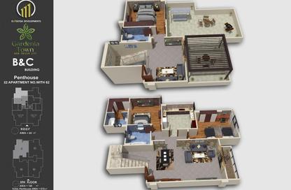 Penthouse - 4 Bedrooms - 3 Bathrooms for sale in Bait Alwatan - New Obour City - Qalyubia