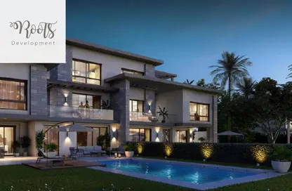 Twin House - 4 Bedrooms - 5 Bathrooms for sale in Swan Lake Residence - 5th Settlement Compounds - The 5th Settlement - New Cairo City - Cairo