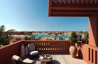 Chalet - 2 Bedrooms - 3 Bathrooms for sale in Joubal - Al Gouna - Hurghada - Red Sea
