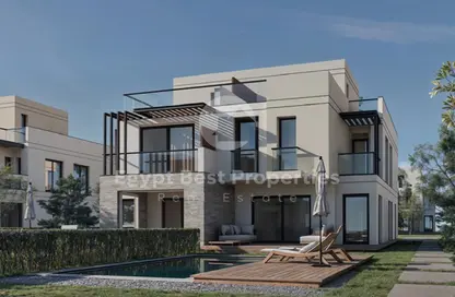 Townhouse - 3 Bedrooms - 4 Bathrooms for sale in Palm Hills New Cairo - 5th Settlement Compounds - The 5th Settlement - New Cairo City - Cairo