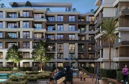 Apartment - 1 Bedroom - 1 Bathroom for sale in Green Residence 1 - 7th District - Sheikh Zayed City - Giza