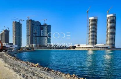 Apartment - 2 Bedrooms - 2 Bathrooms for sale in North Edge Towers - New Alamein City - Al Alamein - North Coast
