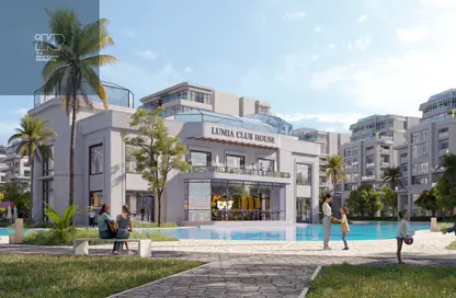 Apartment - 2 Bedrooms - 2 Bathrooms for sale in Lumia Residence - R7 - New Capital City - Cairo