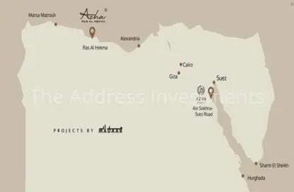 Chalet - 2 Bedrooms - 2 Bathrooms for sale in Azha North - Ras Al Hekma - North Coast
