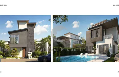 Apartment - 3 Bedrooms - 3 Bathrooms for sale in Creek Town - The 1st Settlement - New Cairo City - Cairo