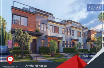 Townhouse - 4 Bedrooms - 5 Bathrooms for sale in Azzar 2 - 5th Settlement Compounds - The 5th Settlement - New Cairo City - Cairo